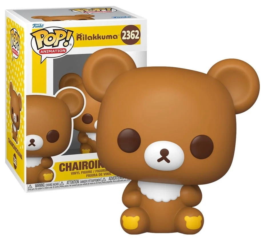 Rilakkuma POP! Animation Vinyl Figure Chairoikoguma 9 cm
